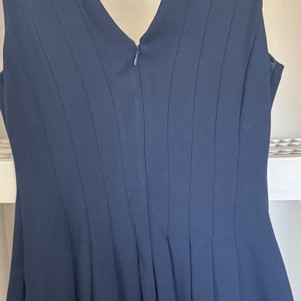 White House Black Market Navy Midi Dress - Picture 8 of 9